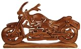 Handcrafted 3-D Motor Bike Puzzle. For the men and boys like their bikes. A decorative brain teaser