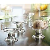 Set of 6, Crystal Soho Dessert Bowls Dishes