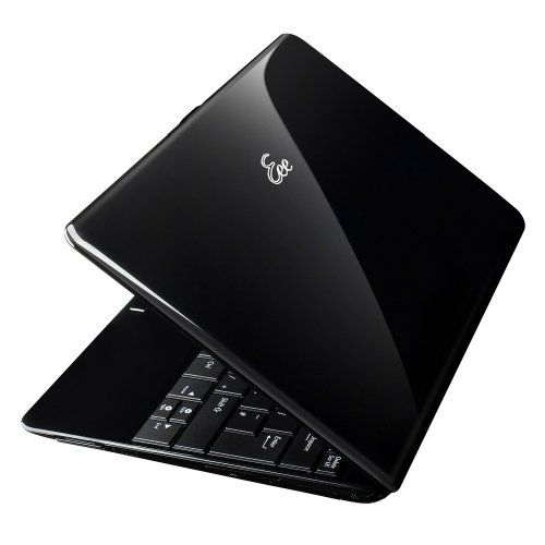 ASUS Eee PC 1008HA Seashell 10.1-Inch Pearl Black Netbook - 6 Hour Battery Life