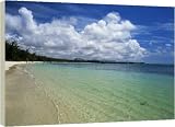 Mont Choisy Beach - 40 Inch Canvas Print (101cm) by Robert Harding