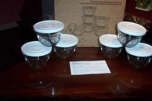 Pampered Chef Set of 6 Prep Bowls