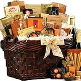 Feast of Flavor Gourmet Food Gift Basket with Smoked Salmon - X Large - Gourmet Picnic Hamper