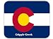 US State Flag - Cripple Creek, Colorado (CO) Mouse Pad