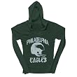 Philadelphia Eagles - Old School Helmet Ladies Vintage NFL Hooded Long Sleeve