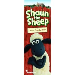 Shaun The Sheep 2009 Slim Calendar