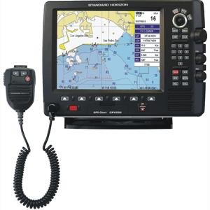 STANDARD CPV550 BLACK 12IN GPS CHARTPLOTTER W/ VHF