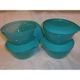Tupperware 3S 14 Ounce Snap Lock Bowls with Seals Set of 4