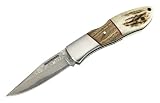 Eigenschaften Herbertz  / Herbertz Damast-Taschenmesser, 35 Lagen, AISI 440, Hirschhorn, Zebrawood