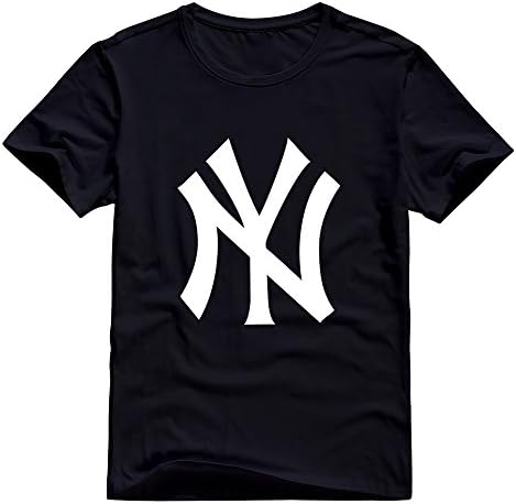 HAGB5K Men New York Yankees T-shirt XL Black