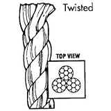 Wellington-Cordage 3/8Inx600Ft Twisted Nylon Rope 10999