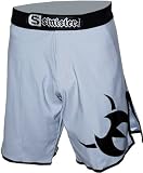 Sinster Brand Minotauro Nogueira Big Nog Silver Fight Shorts (Size=36)