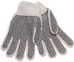 Safety Zone Double Dotted String Knit Glove - Men's