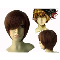 Cosplayland C079 - Death Note Yagami Raito braun Cosplay Alltag Per�cke