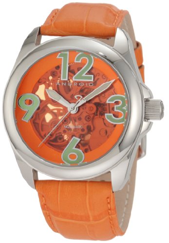 Android Women's AD528ARG  Concept T 40 Skeleton Orange Watch