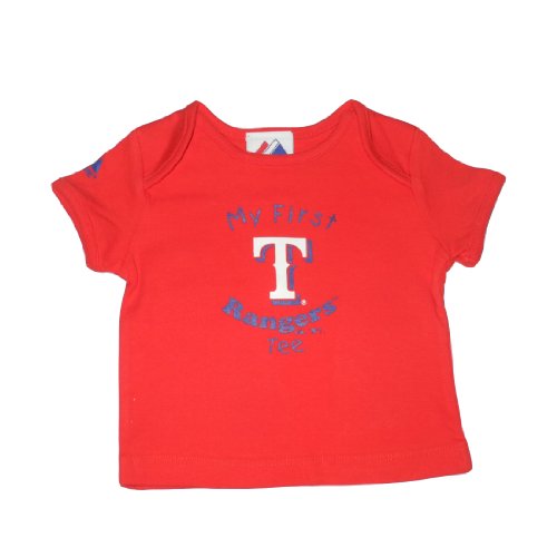 Infant / Baby MLB Texas Rangers My First Tee T-Shirt - Red (Size: 18)