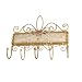 Victorian Rose Wall Hook Key Hanger / Hook - Handmade - Pink