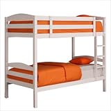 Royalton Twin/Twin Solid Wood Bunk Bed in White