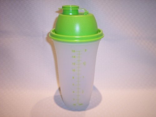 Tupperware Quick Shake Mixer Blender NEW Lime Green