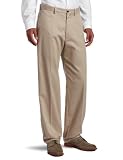 Haggar Men's Genuine Expandable Waistband Plain-Front Pant
