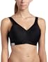 Glamorise Women's Full-Figure Sports Bra, Black, 48F