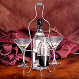 BOTTLE RACK/2GLASS/SHAKER