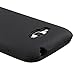 LG Optimus Elite LS696 Cell Phone Solid Black Silicon Skin Case