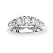 14K White Gold 1 ct. Diamond Bridal Engagement Ring