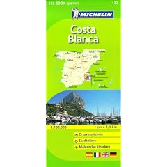 Costa Blanca: Zoomkarte (Michelin Zoomkarte)