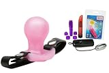 Beginner Ball Gag Pink/Black "Venla Bundle" Adult Toy Sex Kit