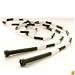 US Games Segmented Skip Rope (Black/White, 6-Foot)