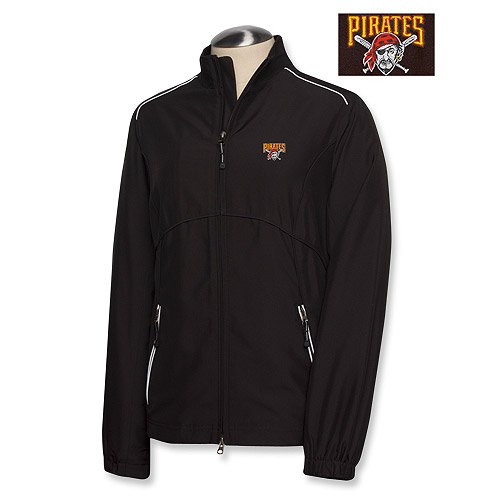 Pittsburgh Pirates Women's Windtec Full Zip Jacket By Cutter & Buck 3X Large