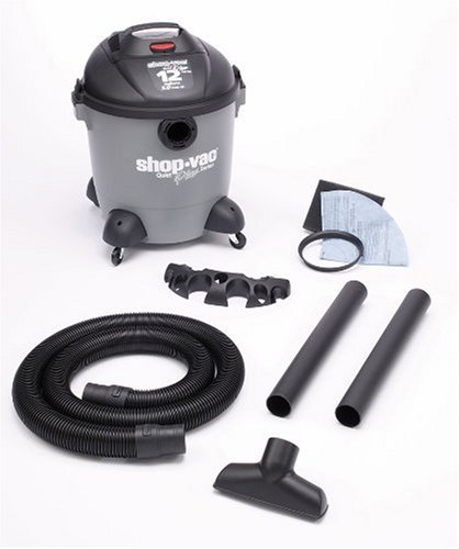 Shop-Vac 585-12-00 Quiet Plus Wet/Dry Vacuum 12-Gallon, 5-HP