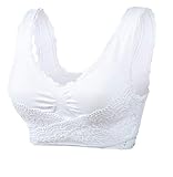 Cick Cick-JP レディース ファッション マタニティ ブラジャー Bra スポーツブラ ヨガウェア ノーワイヤー 揺れない レース 快適 ヨガ ランニング アウトドア フィットネス 1#/2