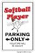SOFTBALL PLAYER ~Sign~ soft ball sport athlete gift