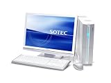 SOTEC PC STATION DS5040-APB Vista Premium with SP1 Core 2 Quad Q6600 2GB メモリ 320GB HDD DVDスーパー・マルチドライブ 　メモリーカードスロット　NVIDIA GeForce 7100　　20.1型ワイド液晶
