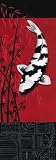 Kunstdruck / Poster: Nicole Gruhn, Premium Shiro Utsuri, 33 x 95