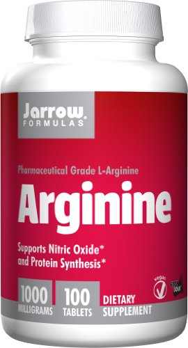 Jarrow Formulas L-Arginine 1000mg, 100 Tablets
