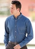 Long Sleeve Washed Denim Shirt