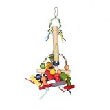 Wooden Toy, Colourful 31cm for Parakeets, Parrots