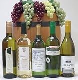 セレクション白ワイン5本セット　（チリ2本　フランス1本　イタリア1本　スペイン1本）計750ml×5本