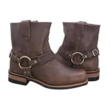 Xelement Women's Short Harness Motorcycle Boots - 7.5
