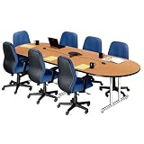 Mayline Oval Conference Table 8' x 4'
