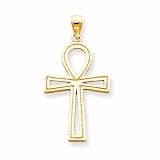 14k Ankh Cross Pendant