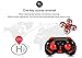 EACHINE E010 Mini UFO Quadcopter Drone 2.4G 4CH 6 Axis Headless Mode Remote Control Nano Quadcopter RTF Mode 2 (Red)
