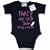 Dirty Fingers  PARTY my crib 2am, Bring a Bottle  Baby & Toddler Short Sleeve Bodysuit / BabyGrow, 0-3 months, Black