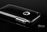 Apple iPhone 3G Metallic Slim Fit Case & Mirror Screen Protection - Titanium