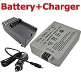 WOWparts Replacement Canon LP-E5 Battery + Charger For Canon EOS Rebel XS XSi T1i 1000D 450D 500D Series