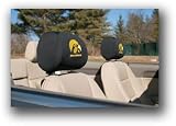 Iowa Hawkeyes Headrest Covers - Set of Two