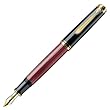 Pelikan 928788 Kolbenf�llhalter Souver�n 600, 18-K/750 fein, schwarz/rot