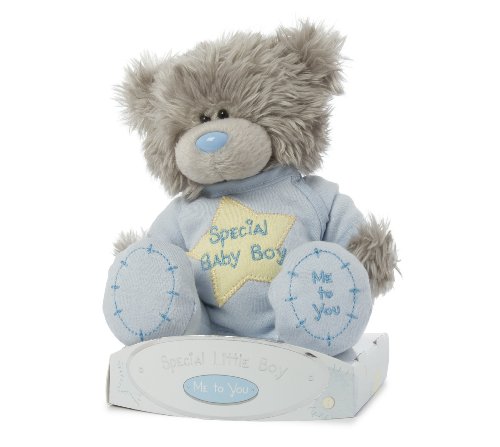Me to You Small Bear in Blue Babygrow - Special Little Boy